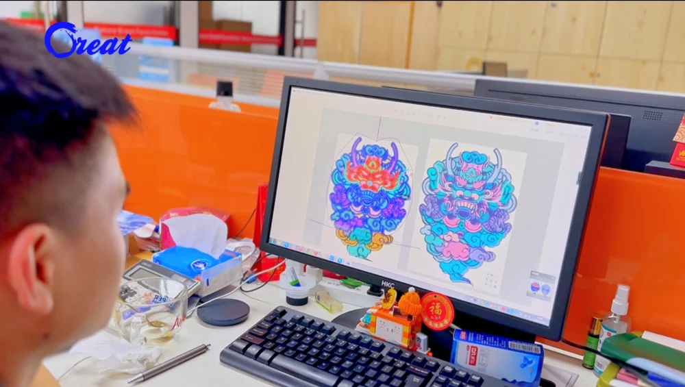 Design and development process -- sketches, tech packs, and digital mockups for custom headwear